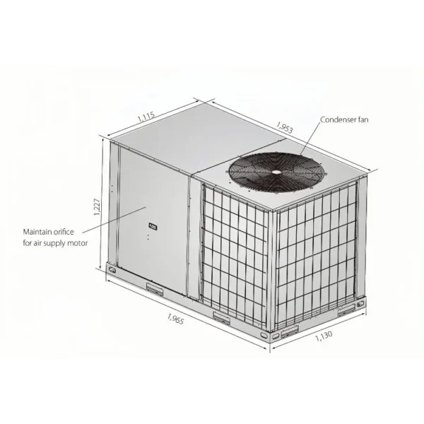 Air Conditioner, R410A, 380-415V 3N~50, 98 kW - view 5