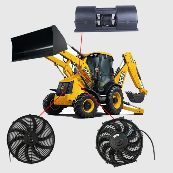 Air Conditioning Cooling Fan, 8inch, 8", 12v, 24v - view 2