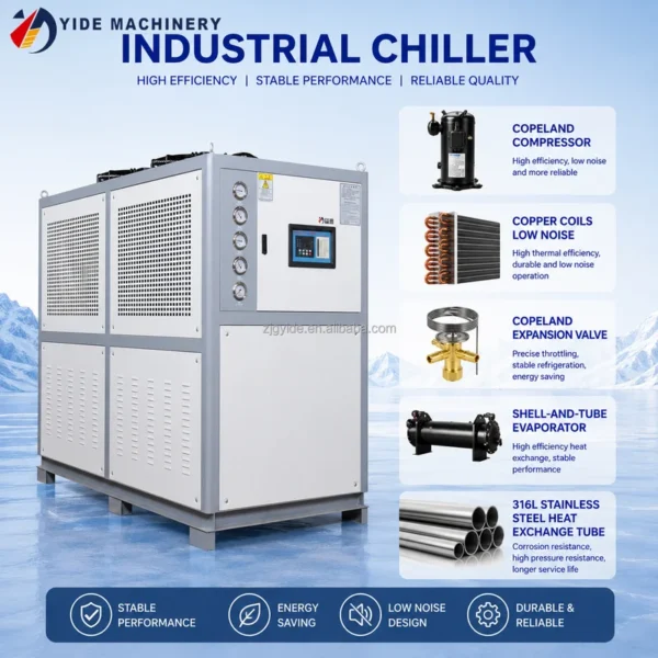 Air-cooled Ce-certified Water Chiller, 25HP, R-22(R407c - view 2