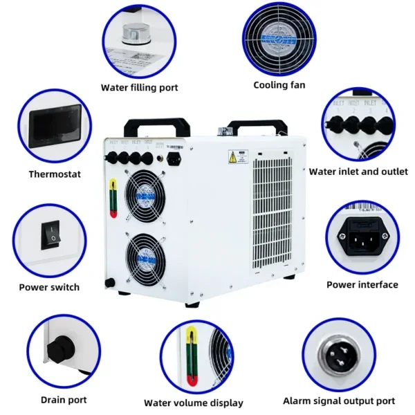 Air Cooled Chiller, Portable, 1PH, 220V, 0.14KW - view 5