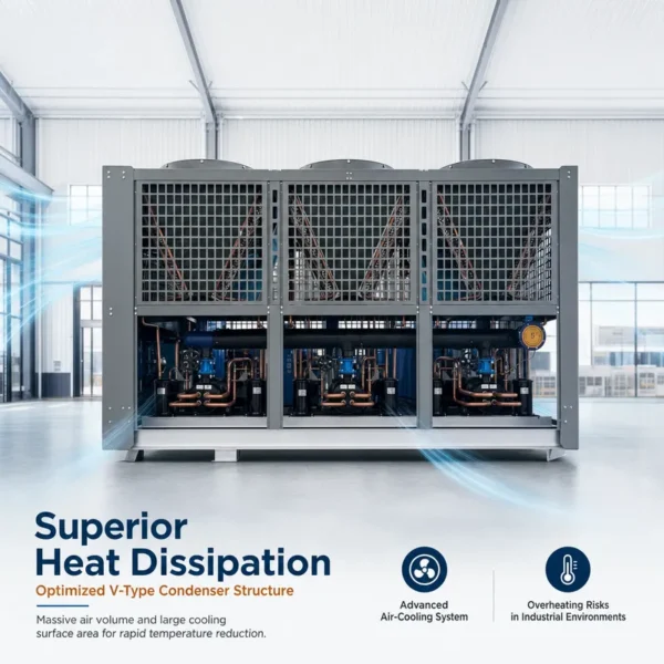 Air-cooled Screw Chiller, 260kW, R134a - view 2