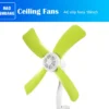 Air Cooling Fan, Wall, 4-Blade, 10W, Portable