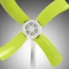 Air Cooling Fan, Wall, 4-Blade, 10W, Portable - view 3