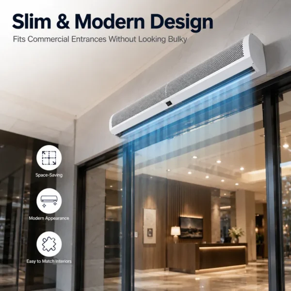 Air Curtain, 0.6-2m, 220, Plastic - view 3