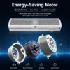 Air Curtain, 220 V, Plastic - view 4