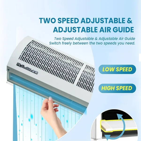 Air Curtain, Wall, 220V, 100W - view 2