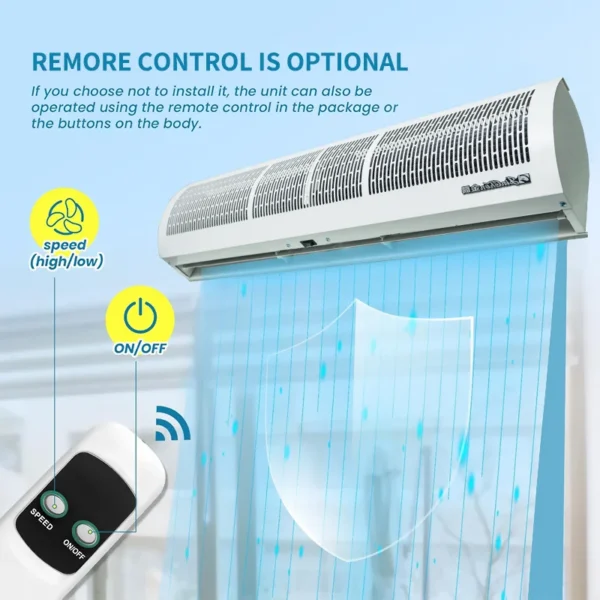 Air Curtain, Wall, 220V, 100W - view 3