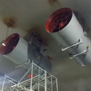 Air Duct Fan, Axial, 220V, Cast Iron