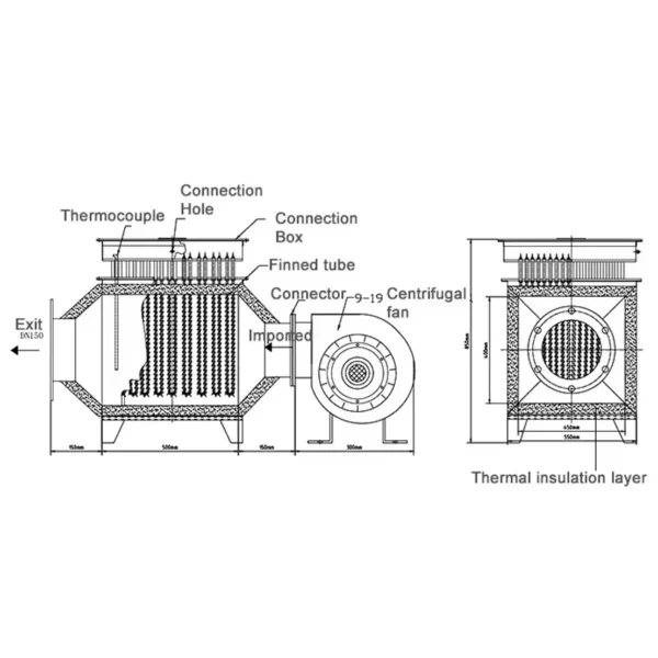 Air Duct Heater, 30kw, 220 - view 6