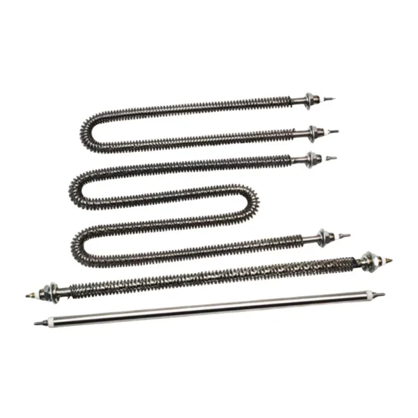 Air Finned Tubular Heater, 380V/230V, Stainless, Steel - view 2