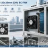Air Handling Unit, 120x120x25mm, 220V, Axial, HVAC - view 6