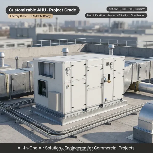 Air Handling Unit, AHU, 3000-200000, Water