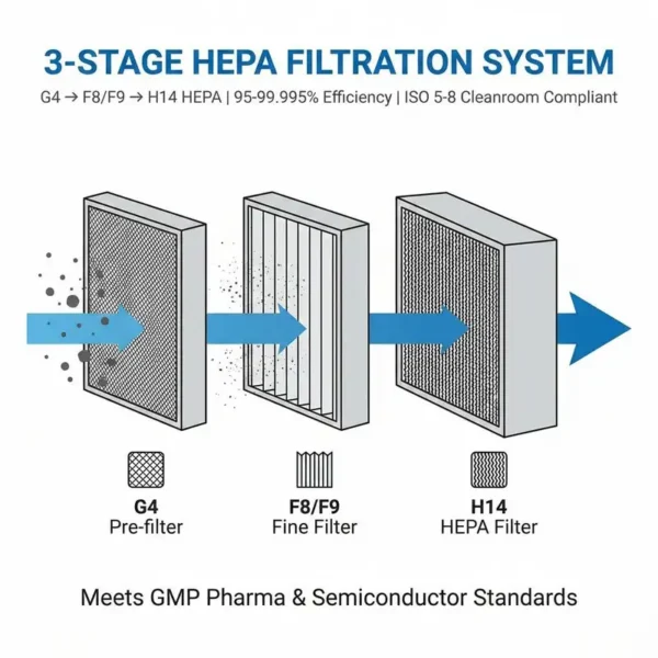 Air Handling Unit, HEPA, R-410A - view 2