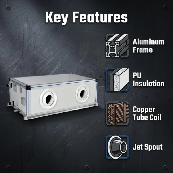 Air Handling Unit, KD(X)-2.5, HVAC, Ceiling - view 3