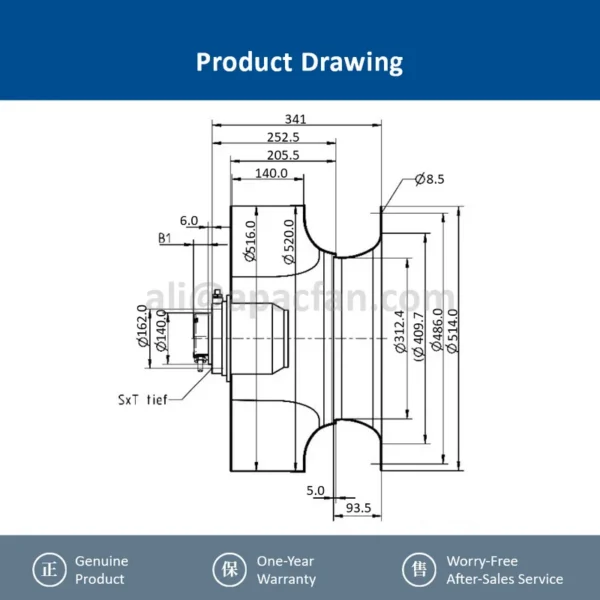 Air Handling Unit, RH50E-4DK.6K.1R, 129560, Centrifugal, AHU - view 4