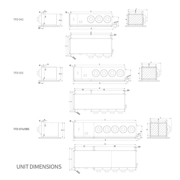 Air Handling Unit, TICA, Ceiling, HVAC, AHU - view 6