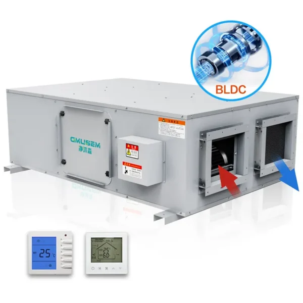 Air Handling Units, 5000CFM, Steel, HRV, ERV - view 2