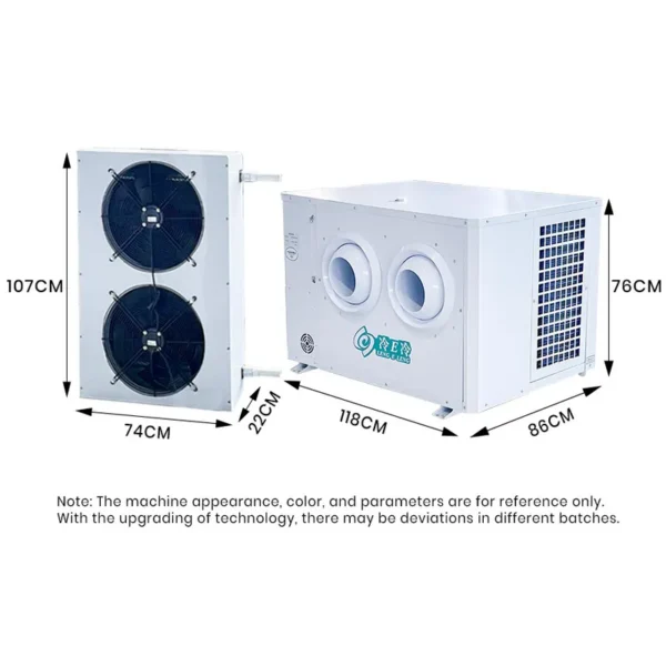 Air Handling Units, 5HP, Wall - view 2