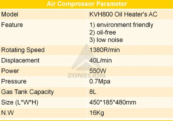 Air Heater, KVH800, Stainless Steel, Oil Burner - view 6
