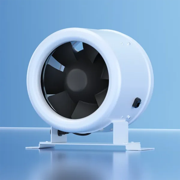 Air Pressure Inline Fan, 150mm, 120V, Plastic