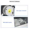 Air Purifier, 1/2HP, ECM, HVAC, 230V - view 4