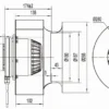 Air Purifier, 280mm, Aluminum, Centrifugal - view 6