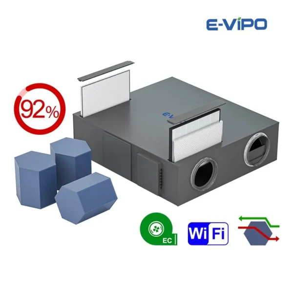 Air Purifier, E-VIPO, Ceiling, HRV, ERV - view 4