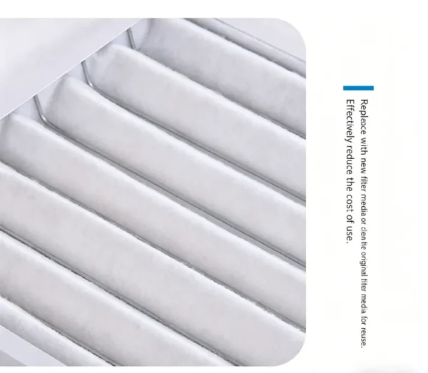 Air Purifier, HEPA, Aluminum, 95%, 0.3m - view 4