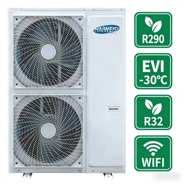 Air Source Heat Pump, 15KW, 24KW, R290, Inverter