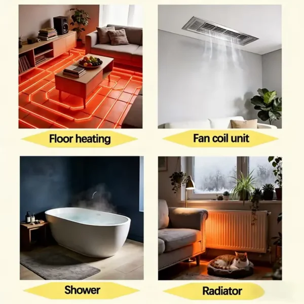 Air Source Heat Pump, 15KW, 24KW, R290, Inverter - view 3