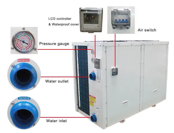 Air Source Heat Pump, 45kw, 50kw - view 3