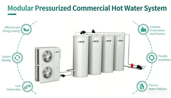 Air Source Heat Pump, 50KW, R410A, Stainless, Steel - view 5