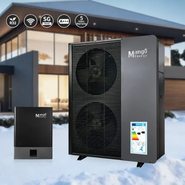 Air Source Heat Pump, 9-44kW, R32, EVI, Inverter