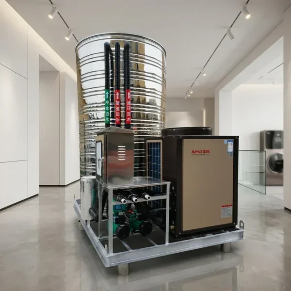 Air Source Heat Pump, Inverter, Stainless, Steel - view 2