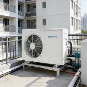 Air Source Heat Pump, JIADELE, R410a, WIFI, Stainless