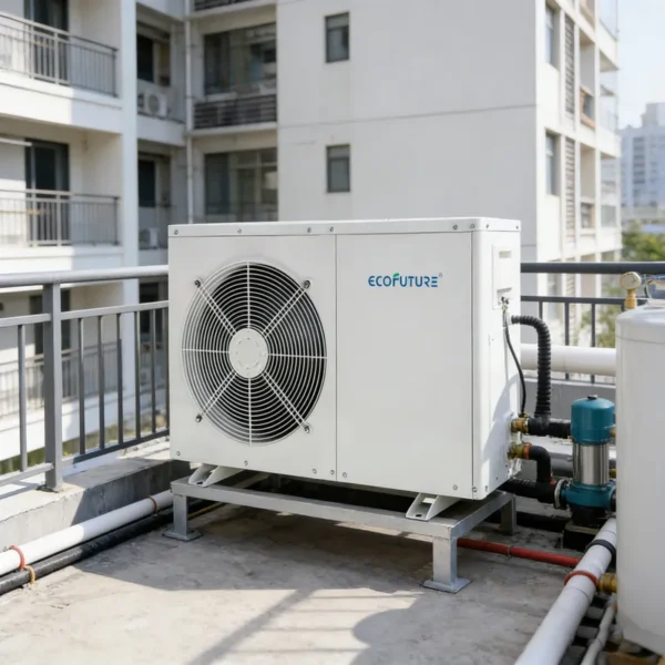 Air Source Heat Pump, JIADELE, R410a, WIFI, Stainless