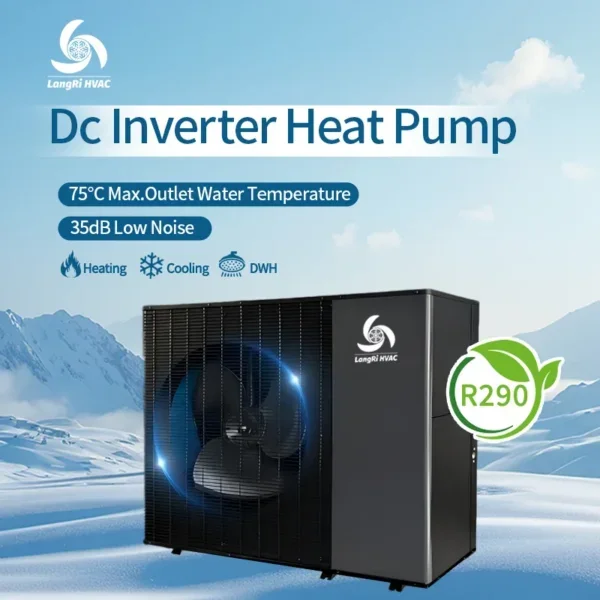 Air Source Heat Pump, R290, Monoblock, Inverter - view 3