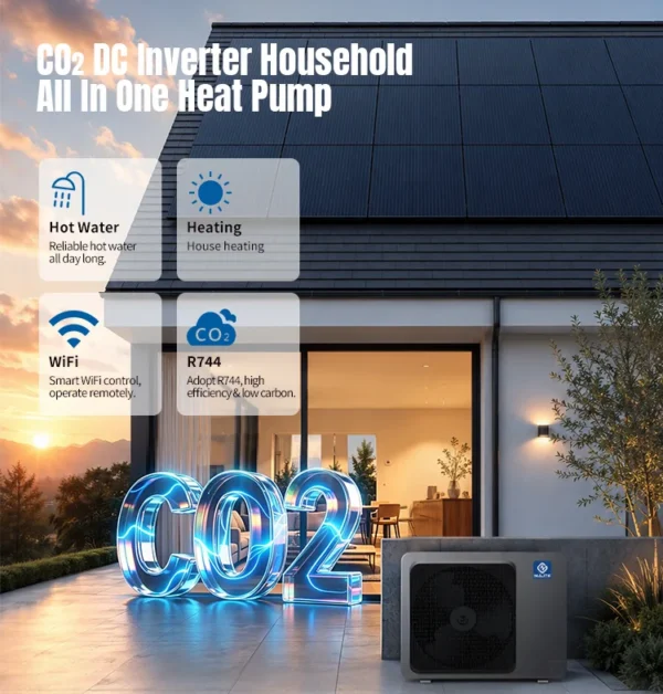 Air Source Heat Pump, R744, CO2, Inverter, EVI - view 6
