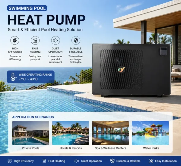 Air Source Heat Pump, SHEMOHEAT, 3/4/5KW, Centrifugal - view 5