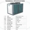 Air Source Heat Pump, Titanium, 220 V, R-410A - view 3
