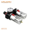 Air Source Treatment Unit, GFC, FRL, Aluminum, 90-500L/Min - view 4