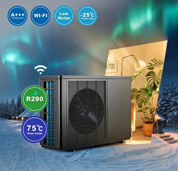 Air Sourcing Heat Pump, R290, INVERTER, monoblock - view 3
