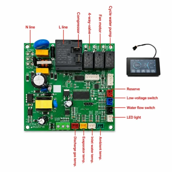 Air to Water Heat Pump, 110V or 220V±10%(AC), Electric - view 2