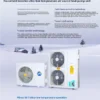 Air to Water Heat Pump, HVAC, EVI, Inverter, Solar - view 4
