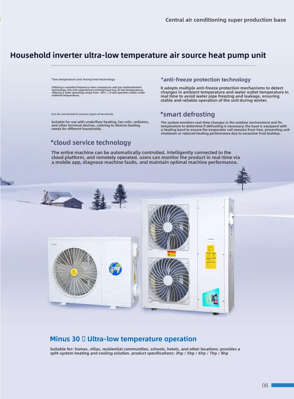 Air to Water Heat Pump, HVAC, EVI, Inverter, Solar - view 4