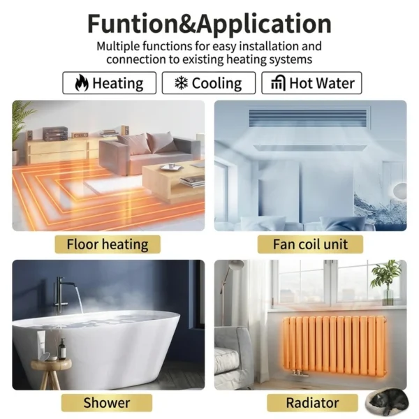 Air to Water Heat Pump, Inverter, 16kW, WIFI, R32 - view 3