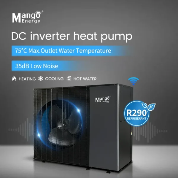 Air to Water Heat Pump, R290, Inverter - view 3