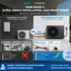 Air to Water Heat Pump, R290, Inverter, 9-16kW, DHW - view 4
