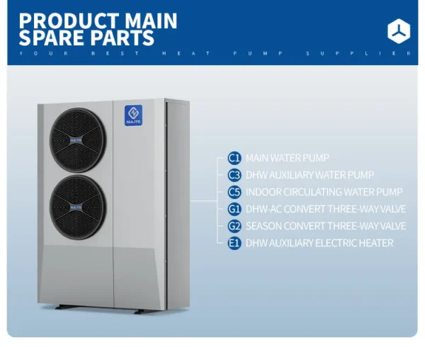 Air to Water Heat Pump, R290, Monoblock, Inverter, 10KW - view 5