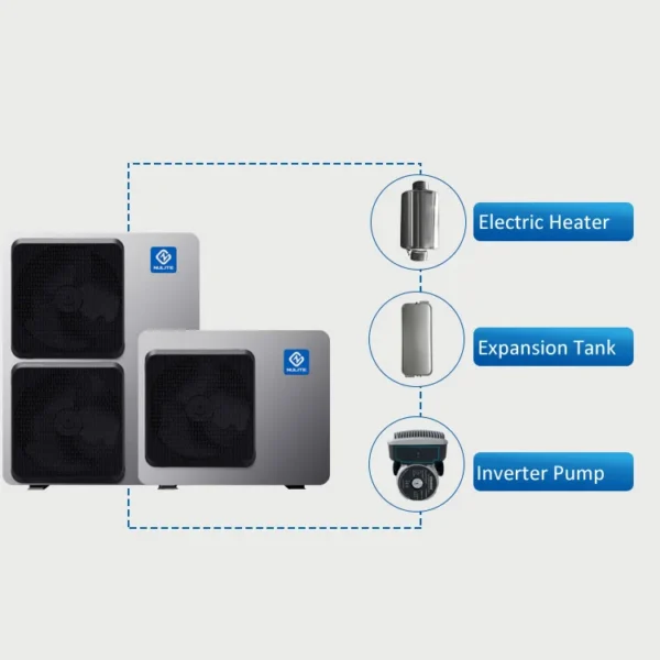 Air to Water Heat Pump, R290, WIFI, 10KW, 16KW - view 6